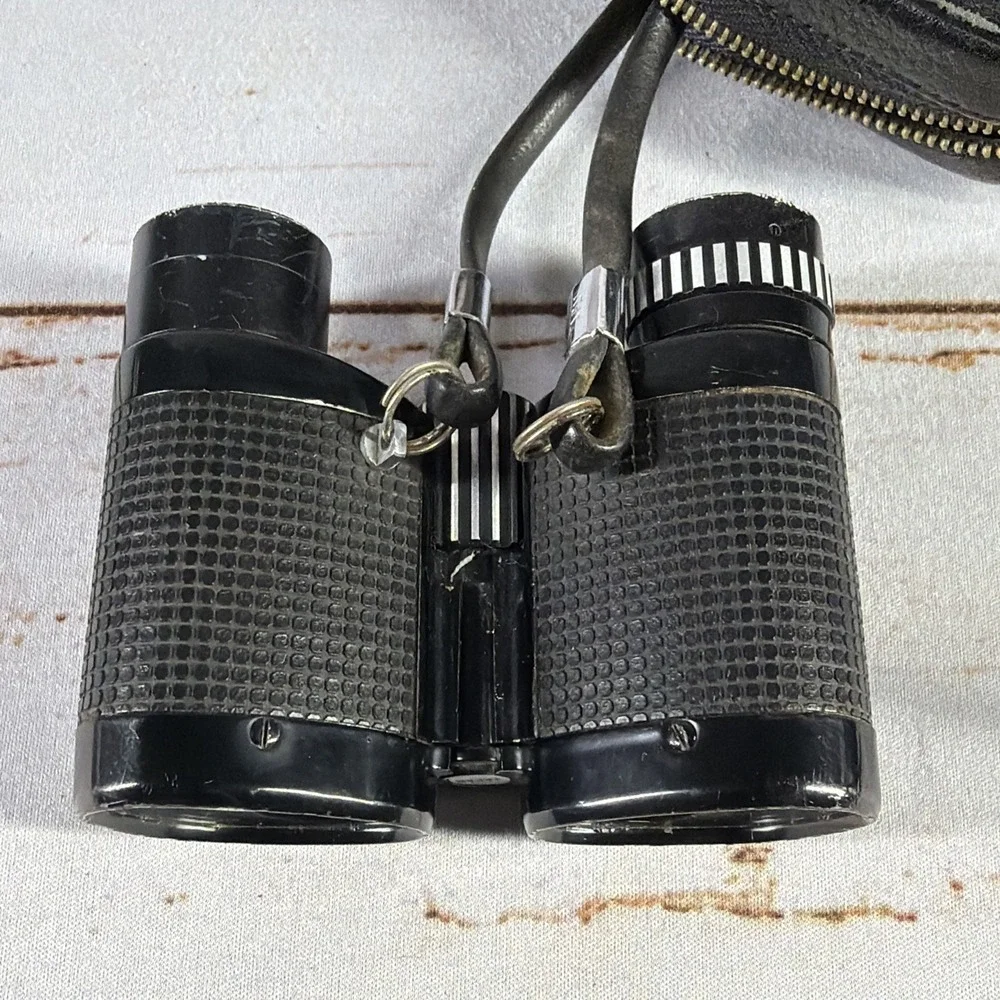 Nikon 6x18 8 Degree Compact Binoculars Made in Japan with Strap + Case